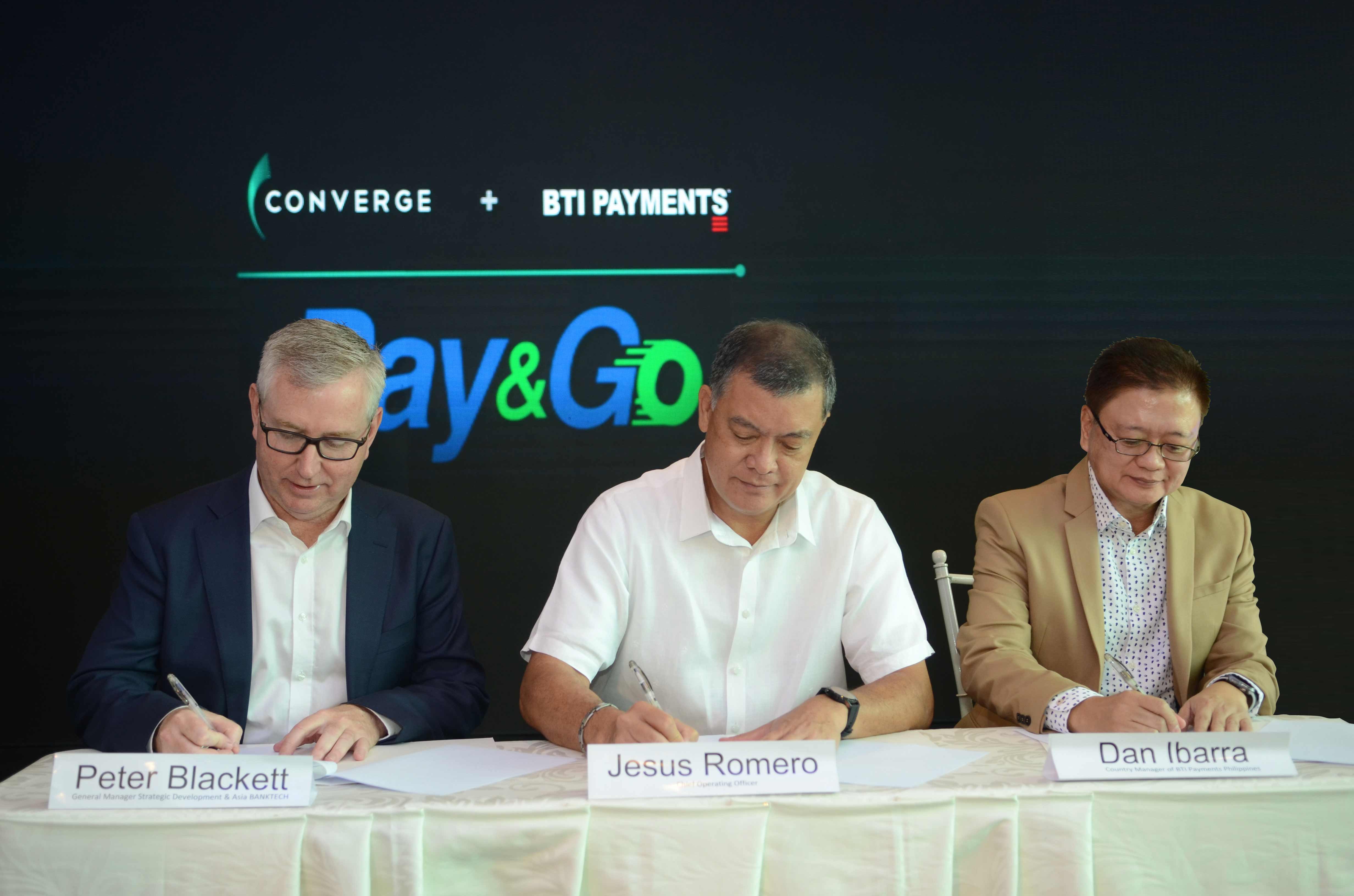 Converge, Pay & Go partner for easier payment